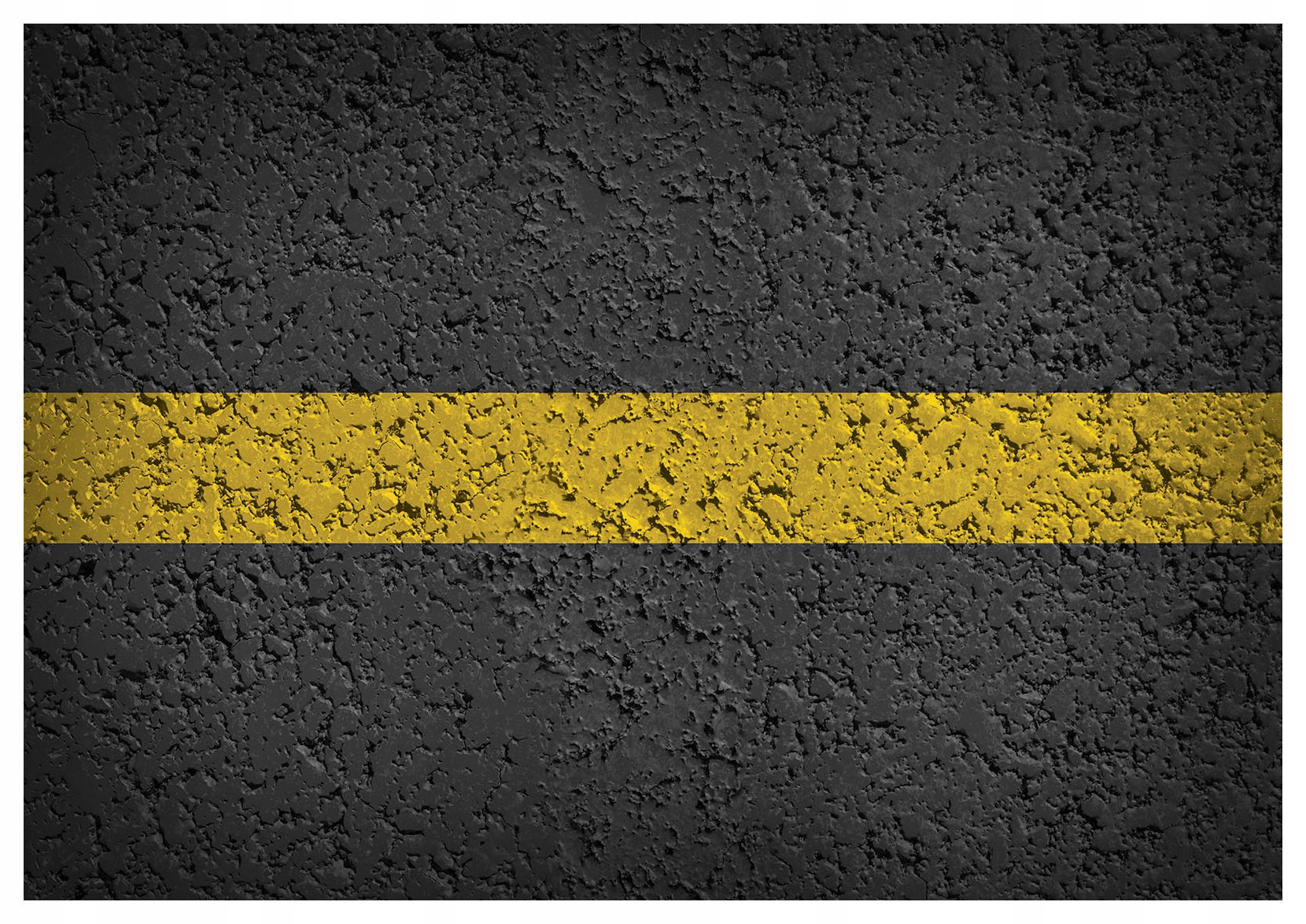 Fototapeta Asfalt so žltou čiarou, vinylová textúra 254x184 lepidlo