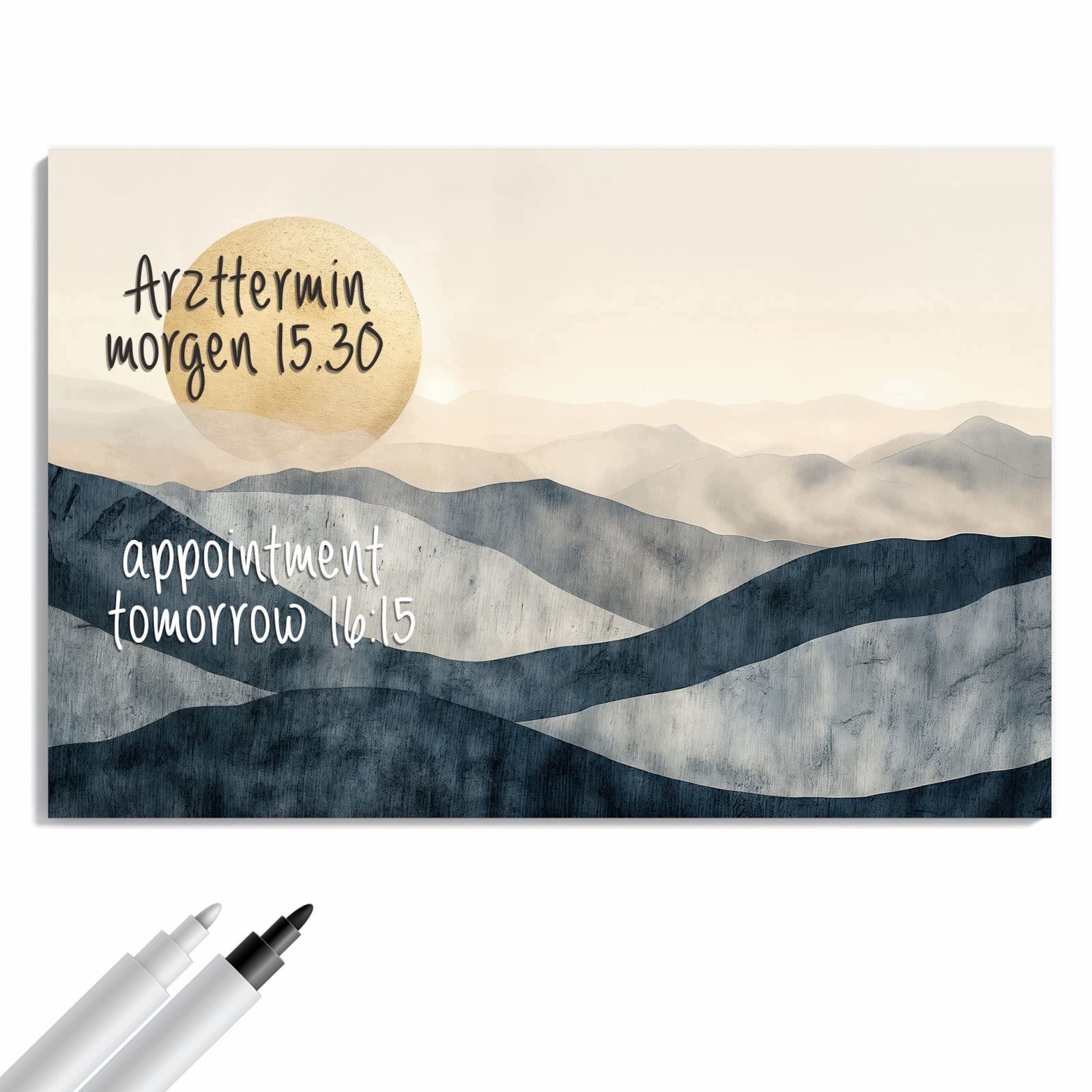 Magnetická tabule Východ slunce Wzgurze 90 × 60 cm