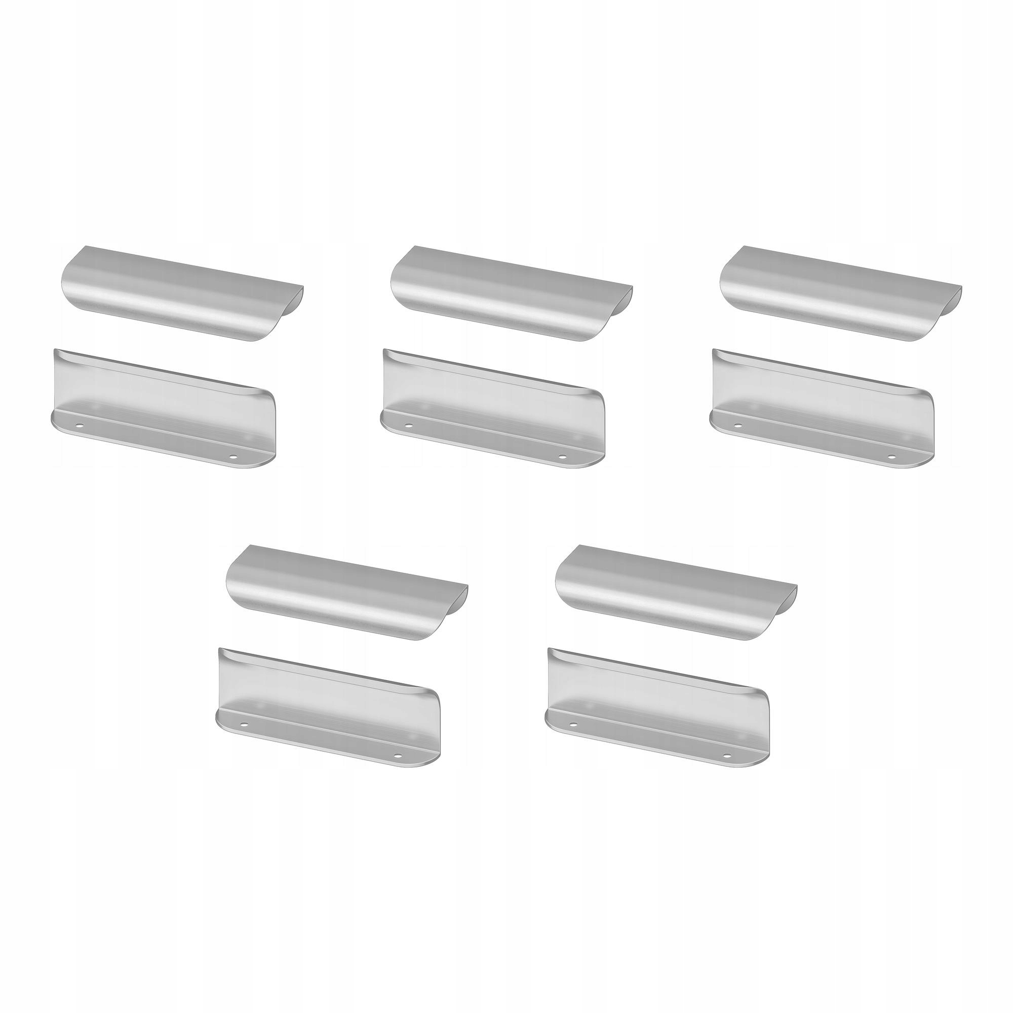 5 ks Držák Billsbro ocelový 120 mm 2 ks minimalistický design
