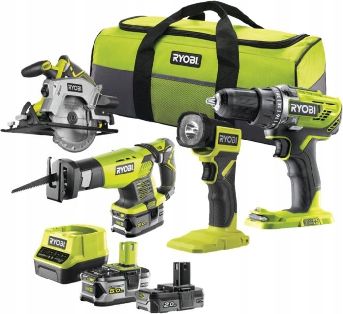 Zestaw 4-narzędziowy Ryobi One+ RCK184-252S 18V