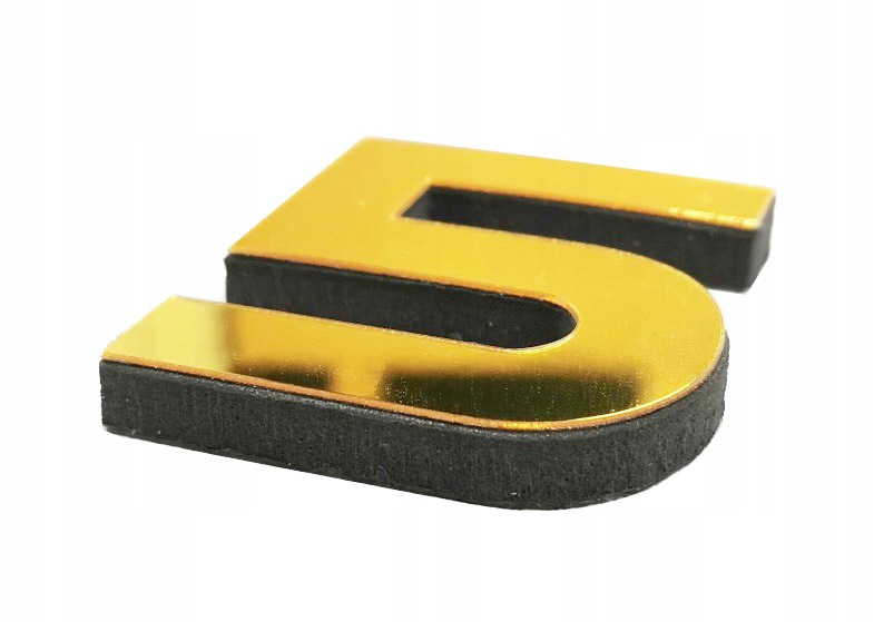 ZEGAR 3D ŚCIENNY ZŁOTY LUSTRZANY 3D naklejany na ścianę DUŻY DIY zegarek Marka inna