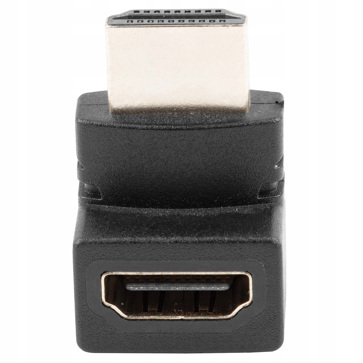 Adapter przejściówka HDMI (M) HDMI (F) kąt góra Marka Inna