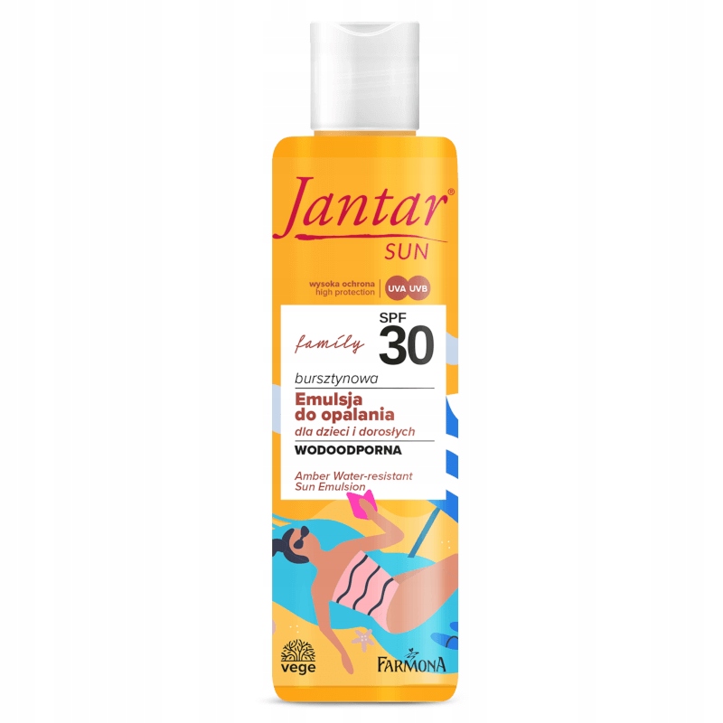 

Jantar Sun wodoodporna emulsja do opalania Spf 30