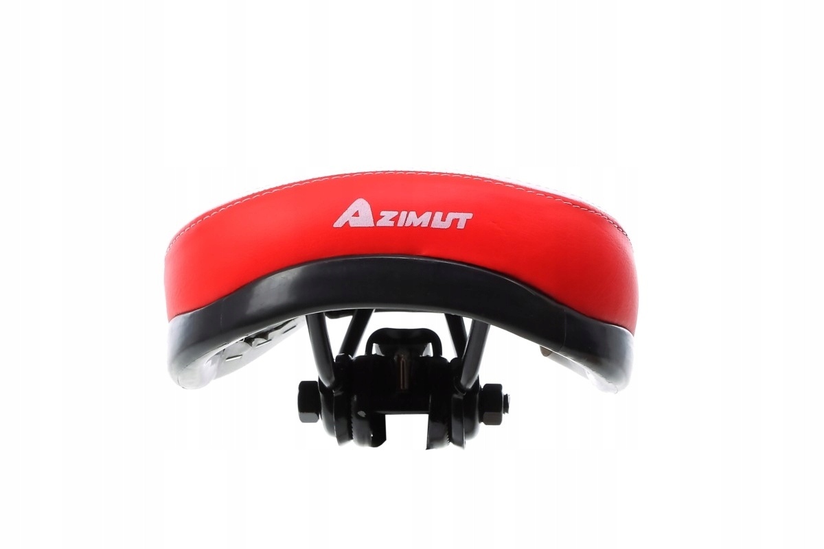 SIODŁO ROWEROWE AZIMUT KIDS 230x155 BIAŁO-CZERWONE Model SADL1036