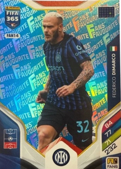 Fifa 365 2026 Fans Favourite FAN14 DI Marco blue parallel niebieski