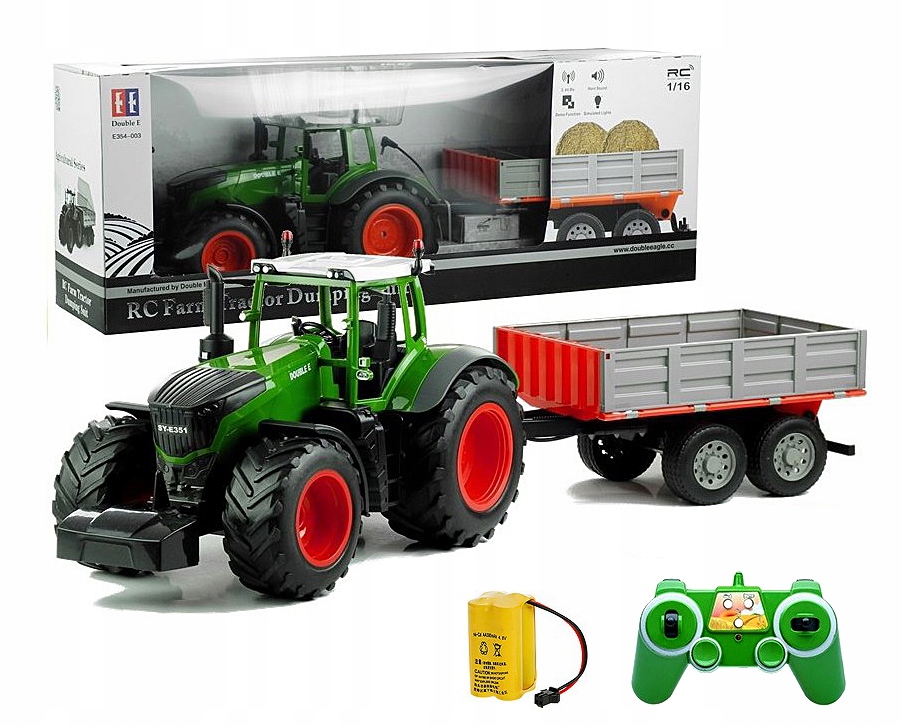 

Traktor Z Przyczepą Zdalnie Sterowany Ciągnik Rc