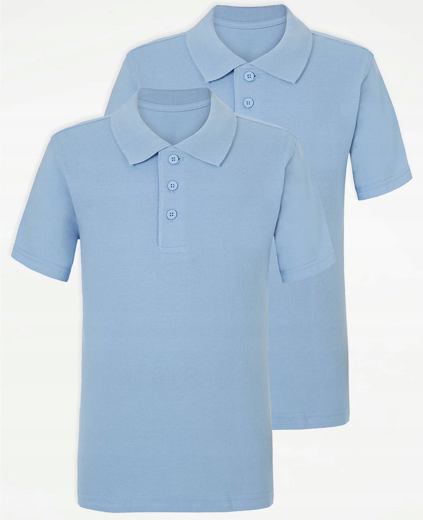 

George błękitna Koszulka polo Slim 5-6 L 110-116