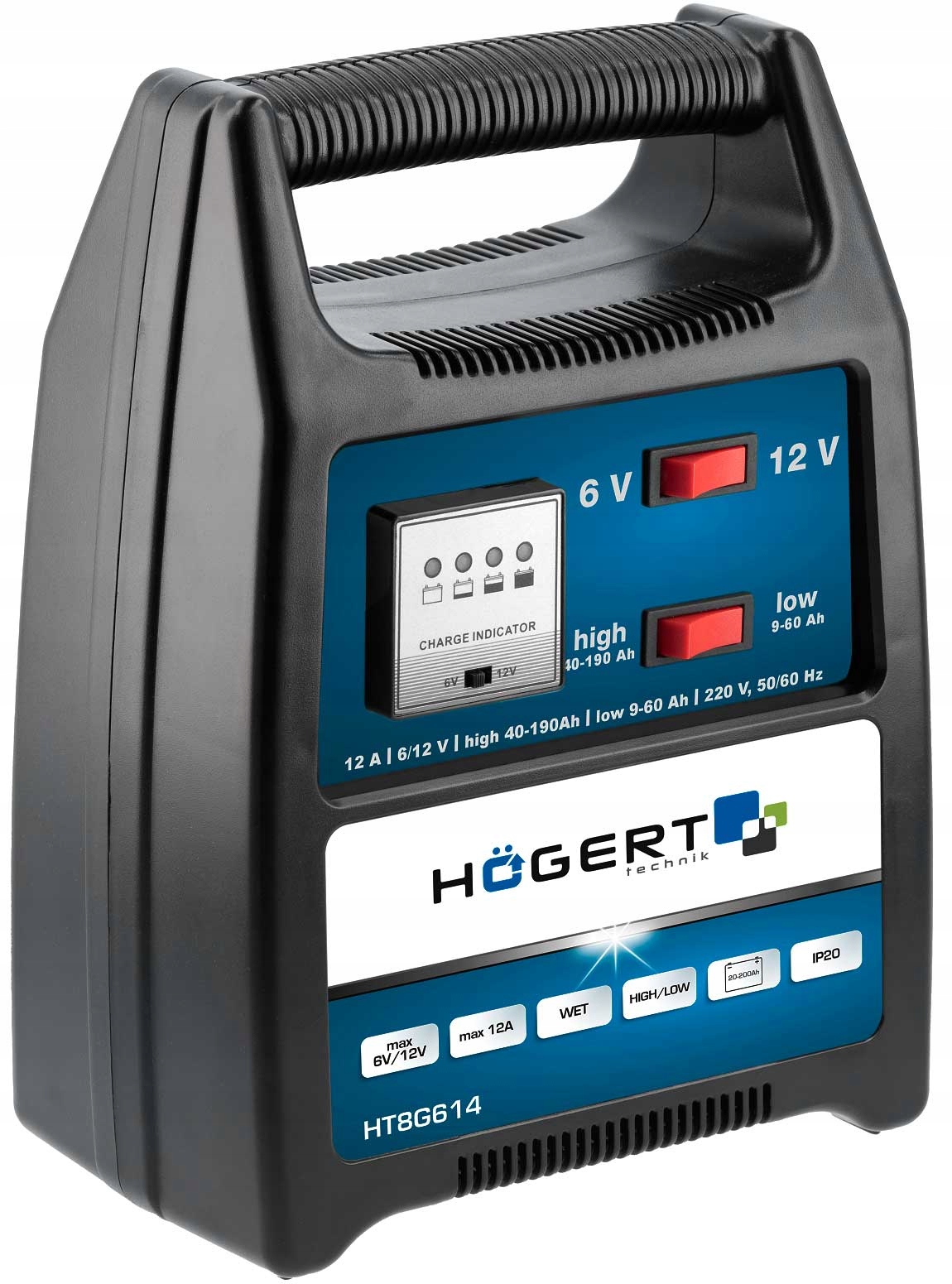 HOGERT ŁADOWARKA ELEKTRONICZNA PROSTOWNIK 6V 12 V