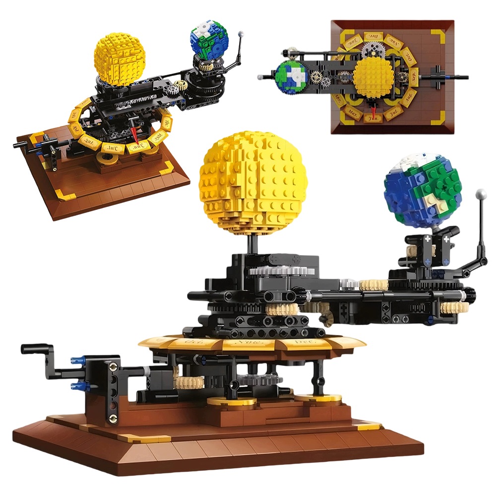 Zestaw Kreatywny Układ Słoneczny Klocki I Puzzle 3D Dla Dzieci