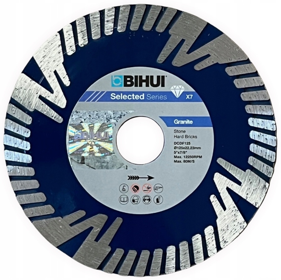 BIHUI Tarcza diamentowa B-FAST do twardych materiałów 125mm DCDF125