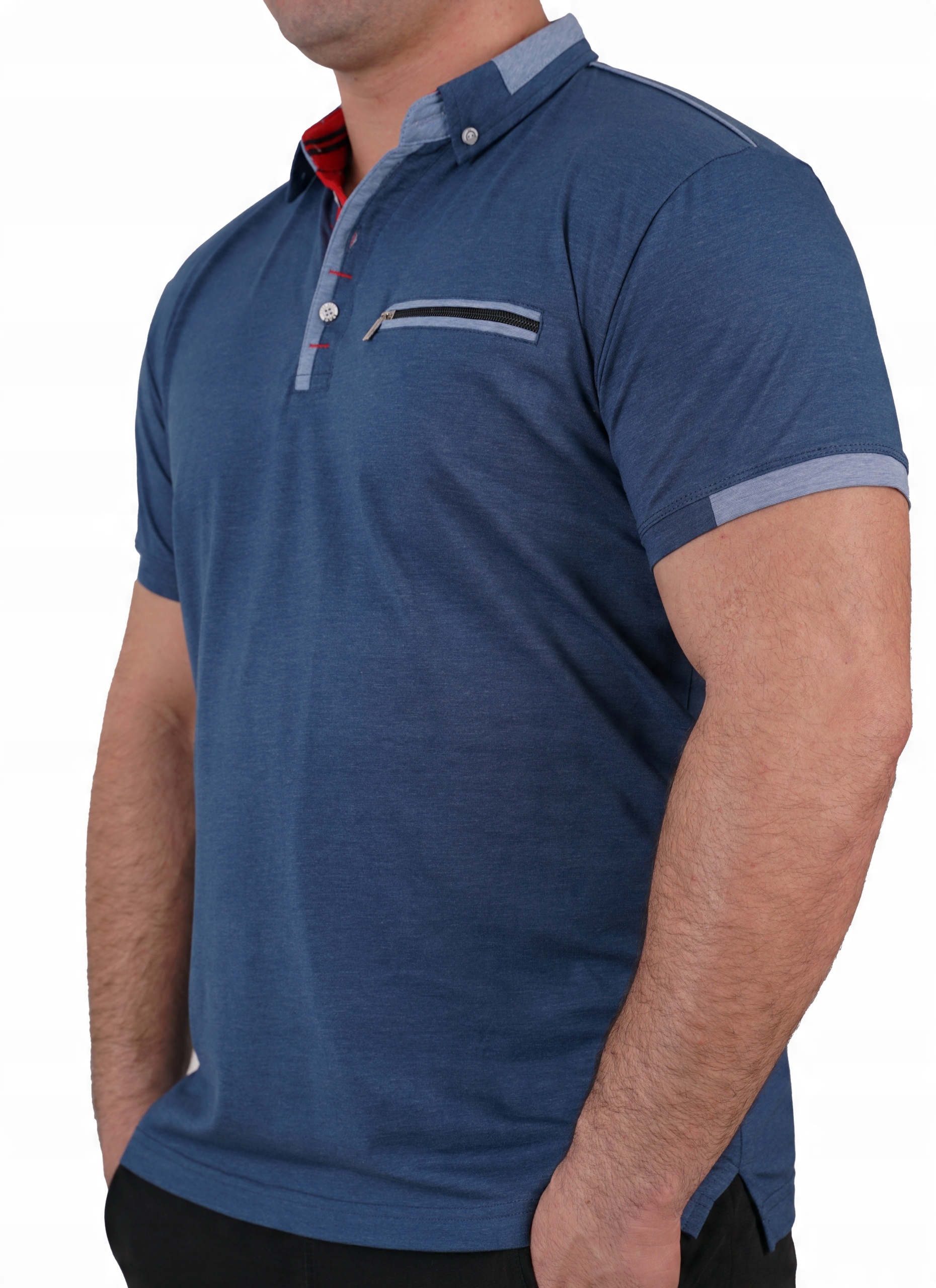 

T-shirt Męski Polo Koszulka Kołnierzyk Duża 6XL