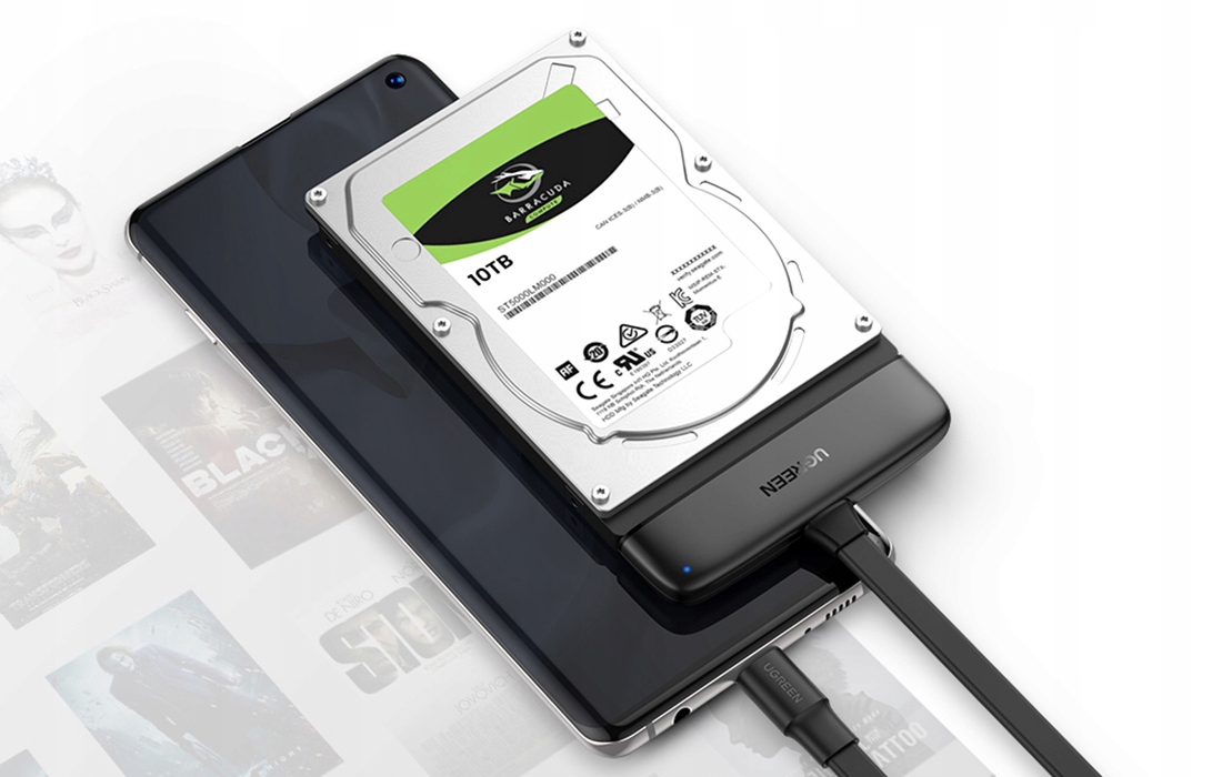 Adapter USB-C -SATA 2.5 HDD SSD UASP Thunderbolt 3 Kod producenta 70610