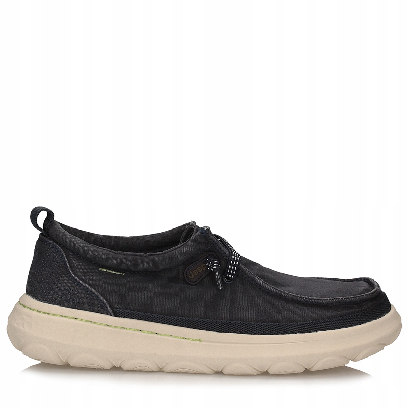 Jeep Kauai Wallabee JM51041A lehké pánské polobotky tmavě modré, látka 44