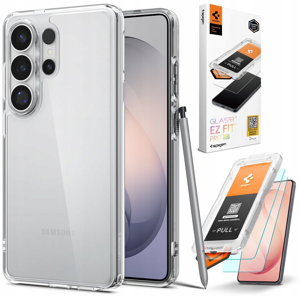 Sada Spigen: Pouzdro Ultra Hybrid 2x Sklo pro Samsung Galaxy S26 Ultra