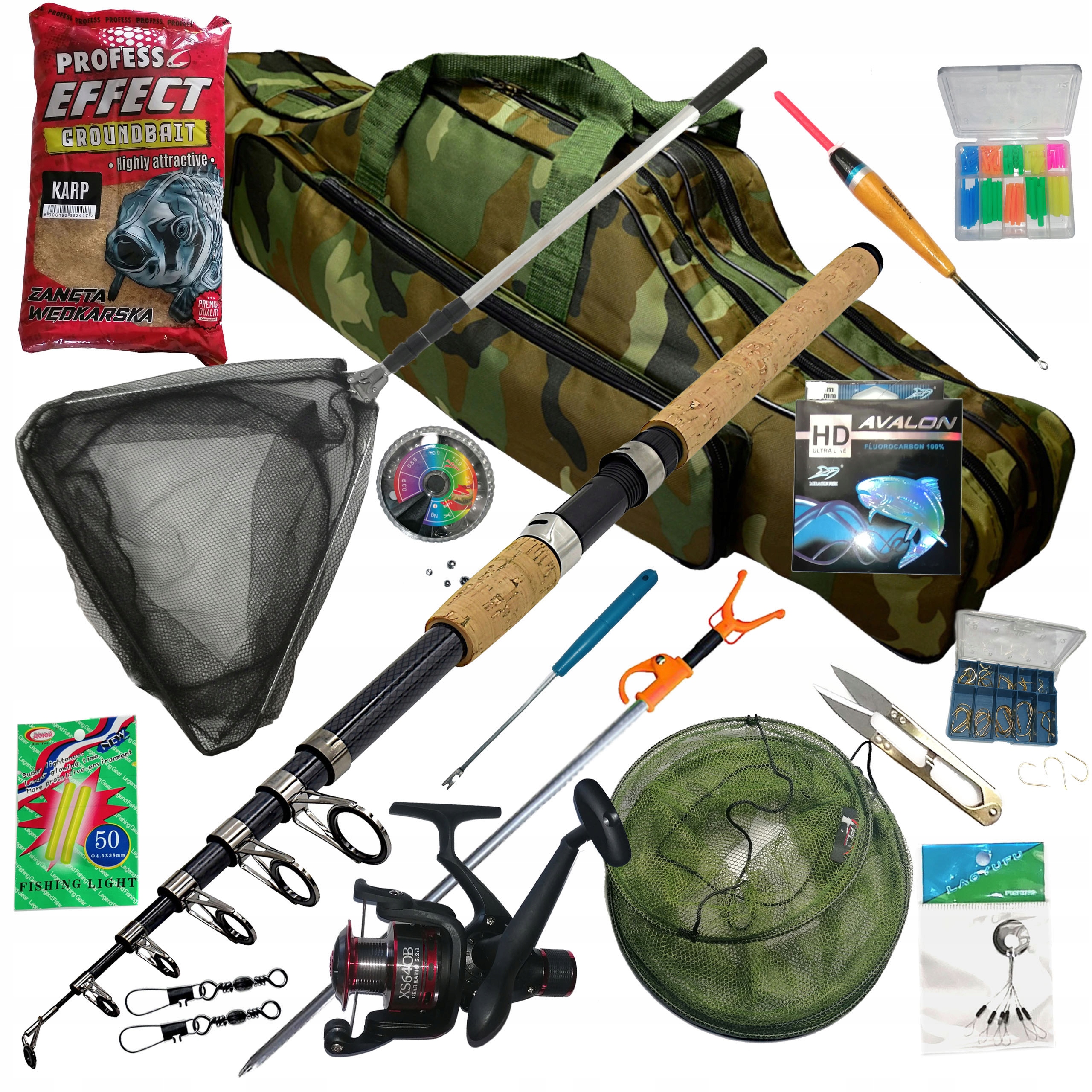 Rybářský set rybářský naviják Karp Spławik