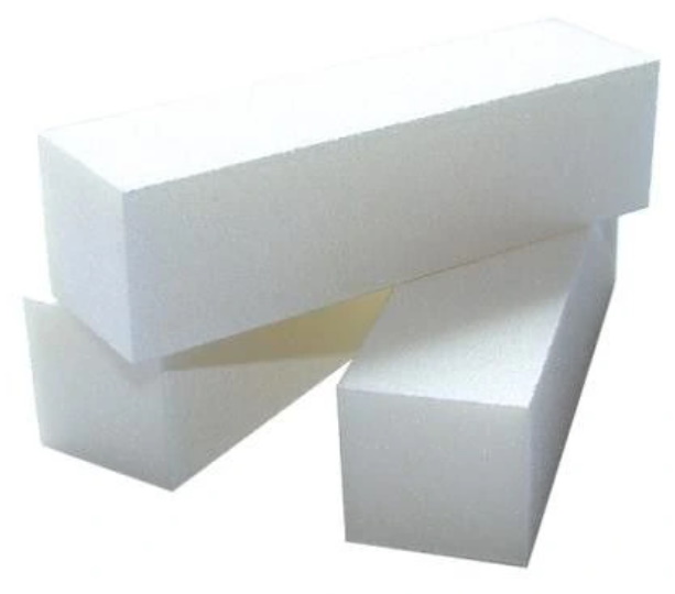 

Blok Polerski Biały 100/100 Pilnik Polerka Kostka
