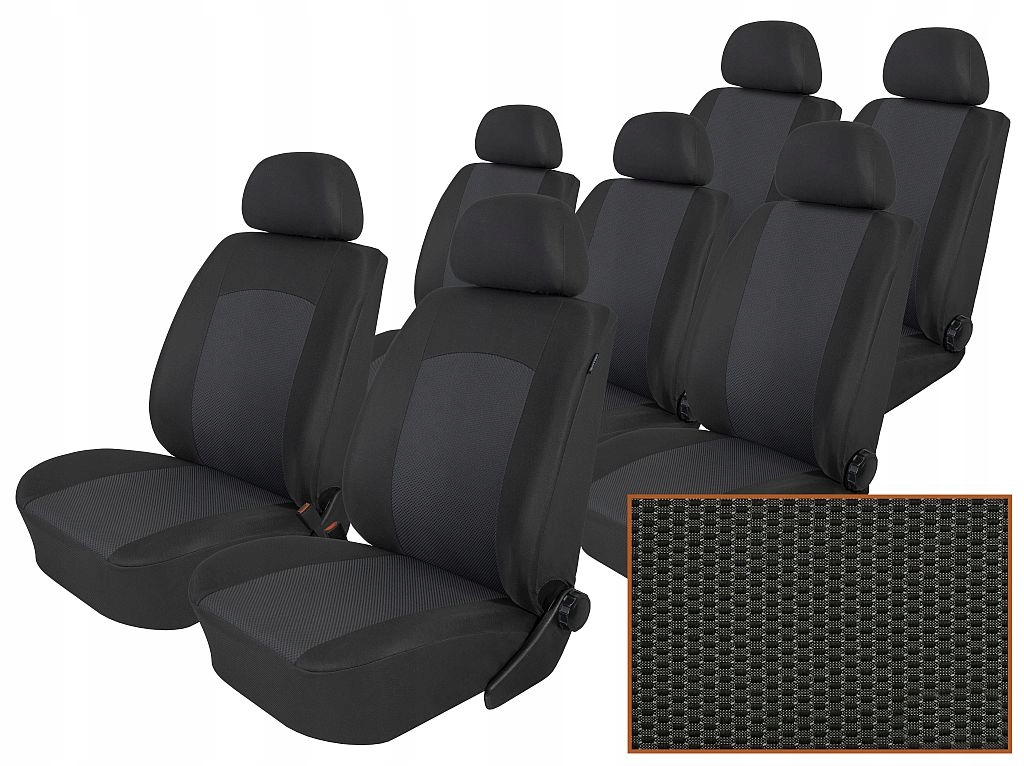 IVECO DAILY VI OD 2014 7 OSÓB POKROWCE COMFORT T09