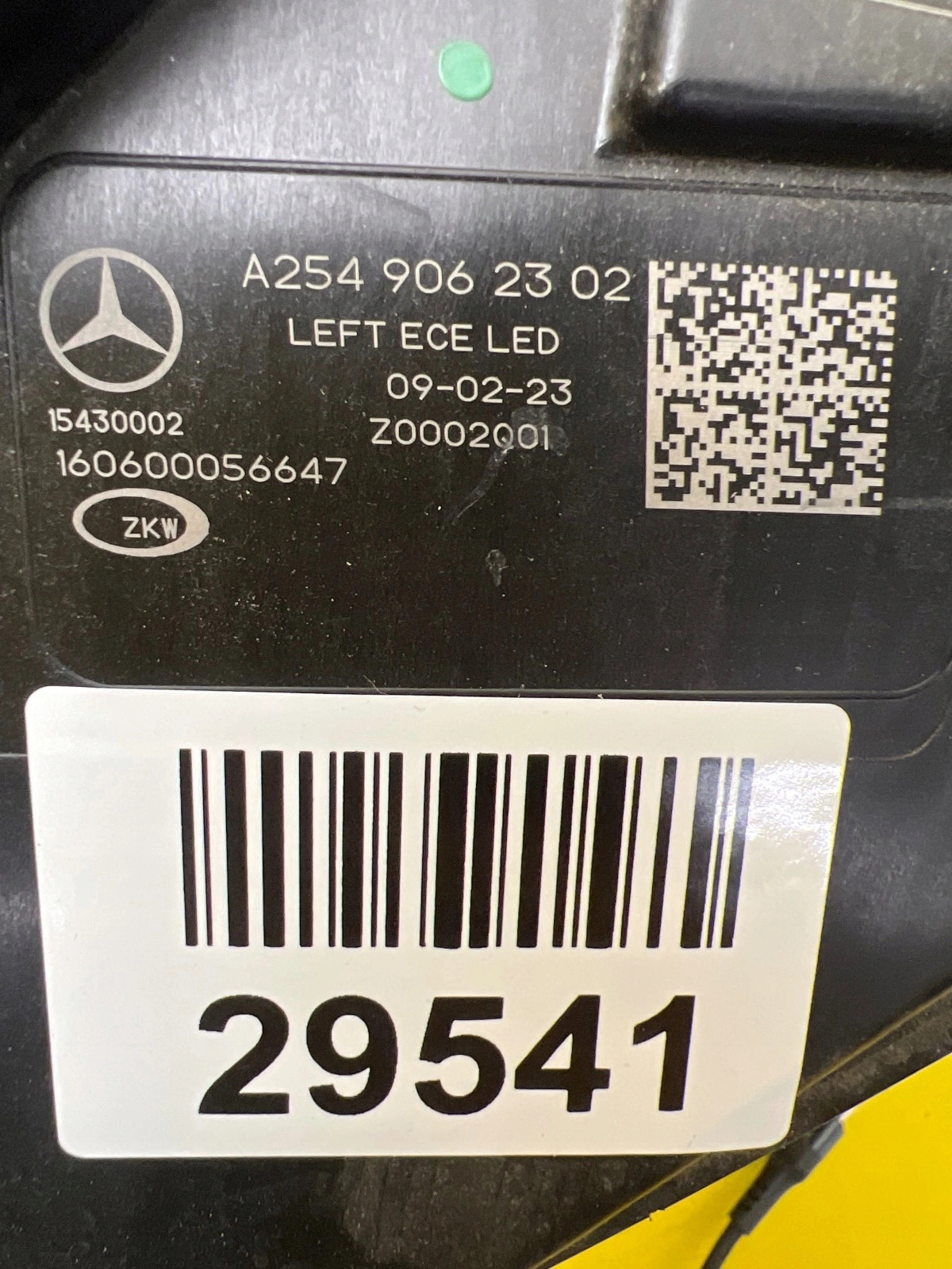 light left Mercedes GLC W254 Full Led Digital Light A2549062302