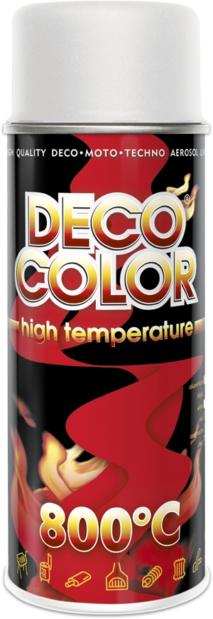 Lakier termiczny spray biały 300'C wysokotemperaturowy 400ml
