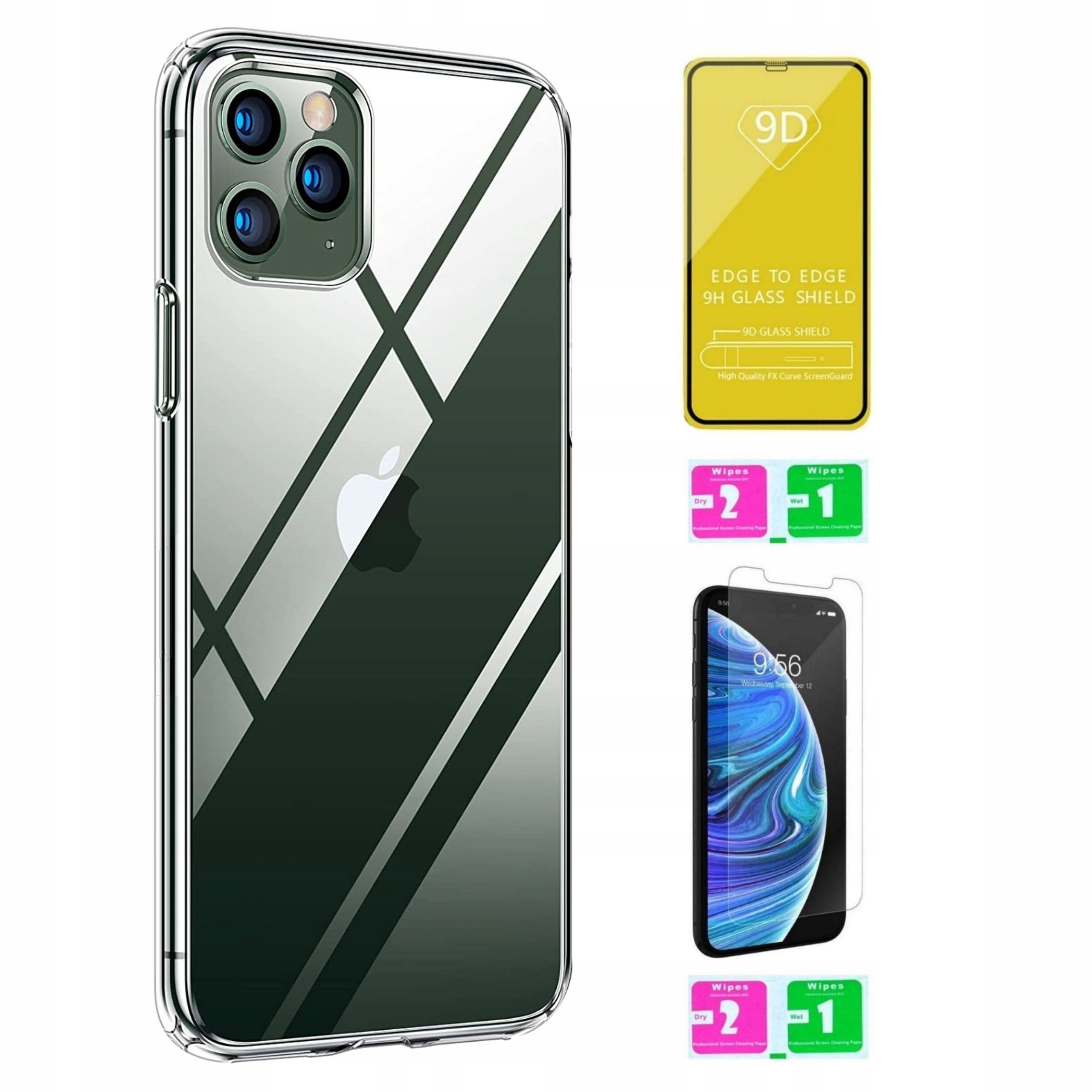 

Etui do Iphone 11 Pro Case Przezroczyste +2x Szkło
