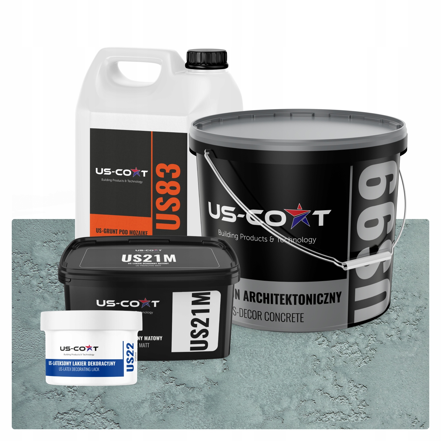 Vnitřní Architektonický Beton Šedý, Přírodní