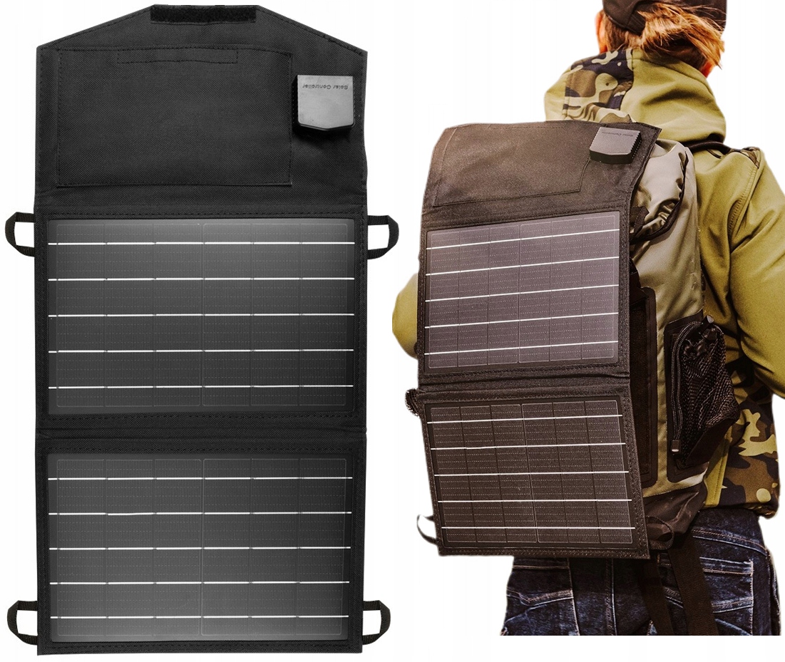 Solární Nabíječka Solární Panel 15W 2xUSB Neo