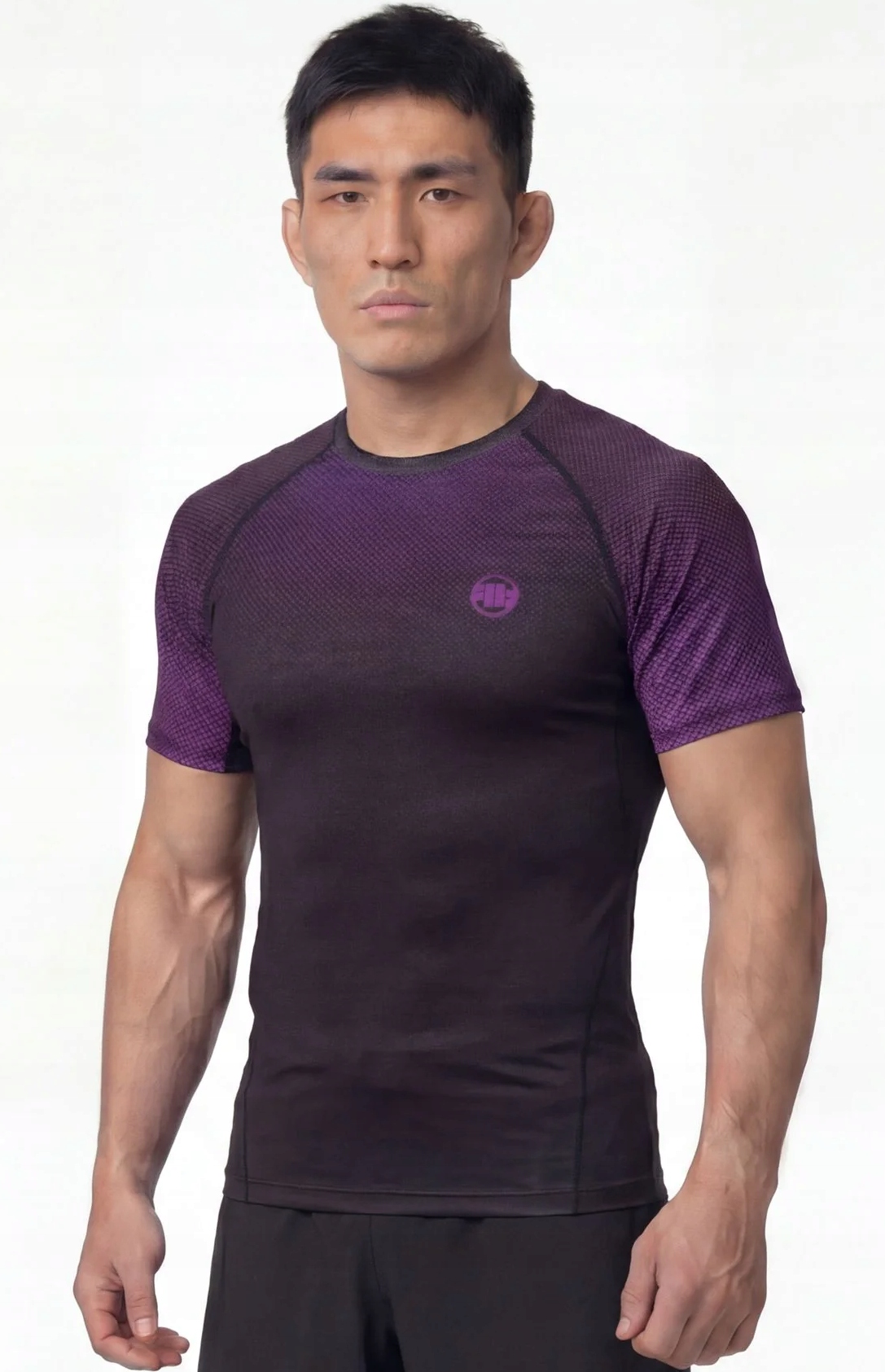 Pit Bull Rashguard Krótki Rękaw Shortsleeve Ranked Purple S