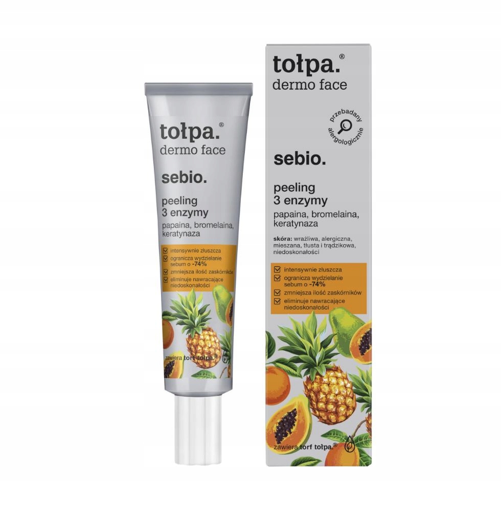 Tołpa Dermo Face Sebio Peeling 3 Enzymy 40ml