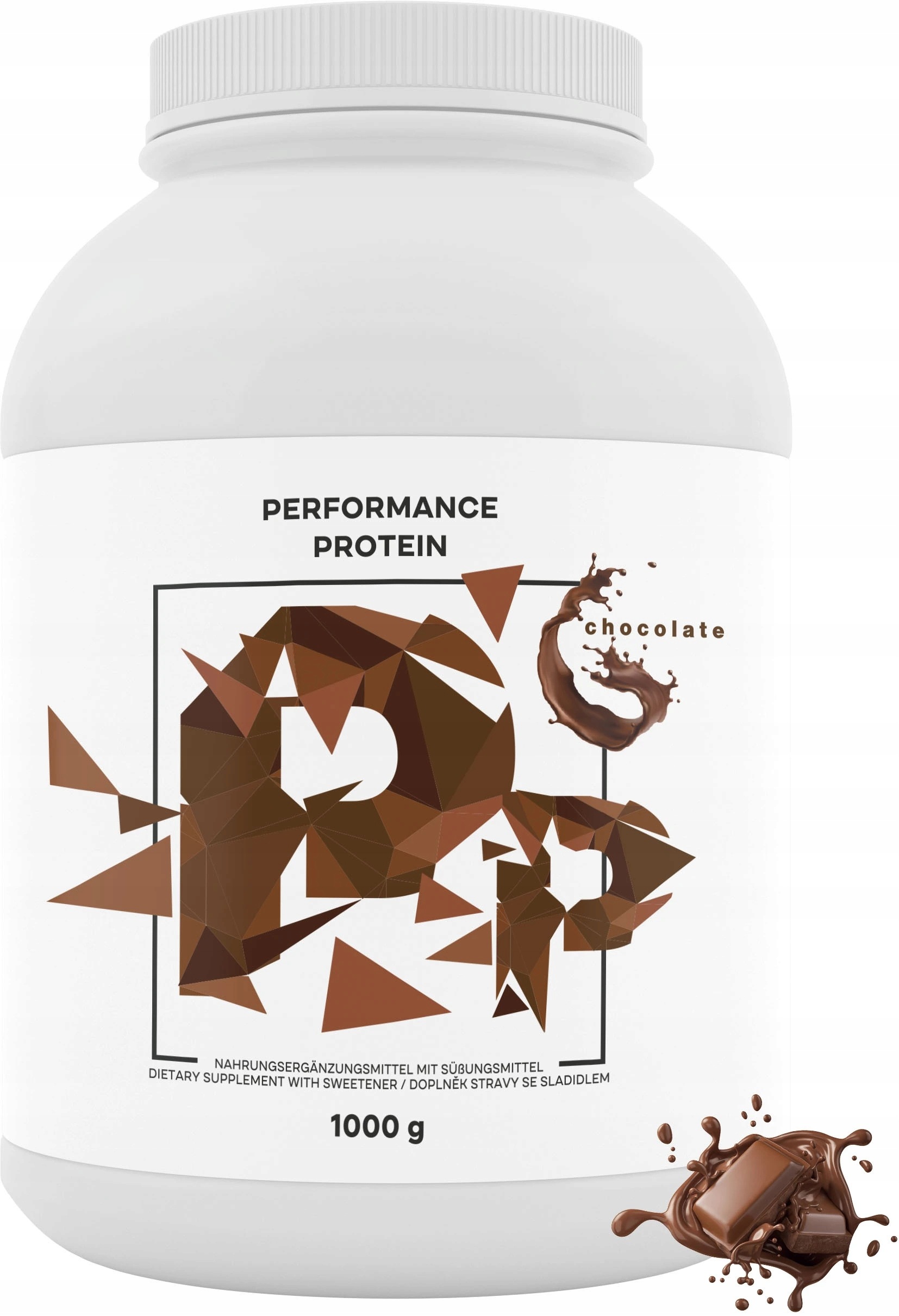 Performance Protein, nativní syrovátkový protein, čokoláda, 1000 g