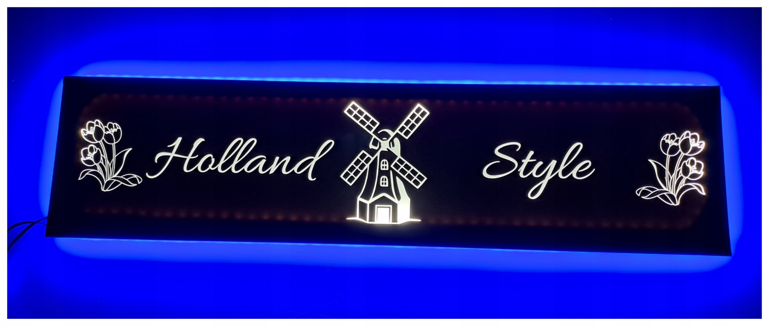 Led tabuľa Holand Style nad posteľou man daf scania s podsvietením kabíny Tir