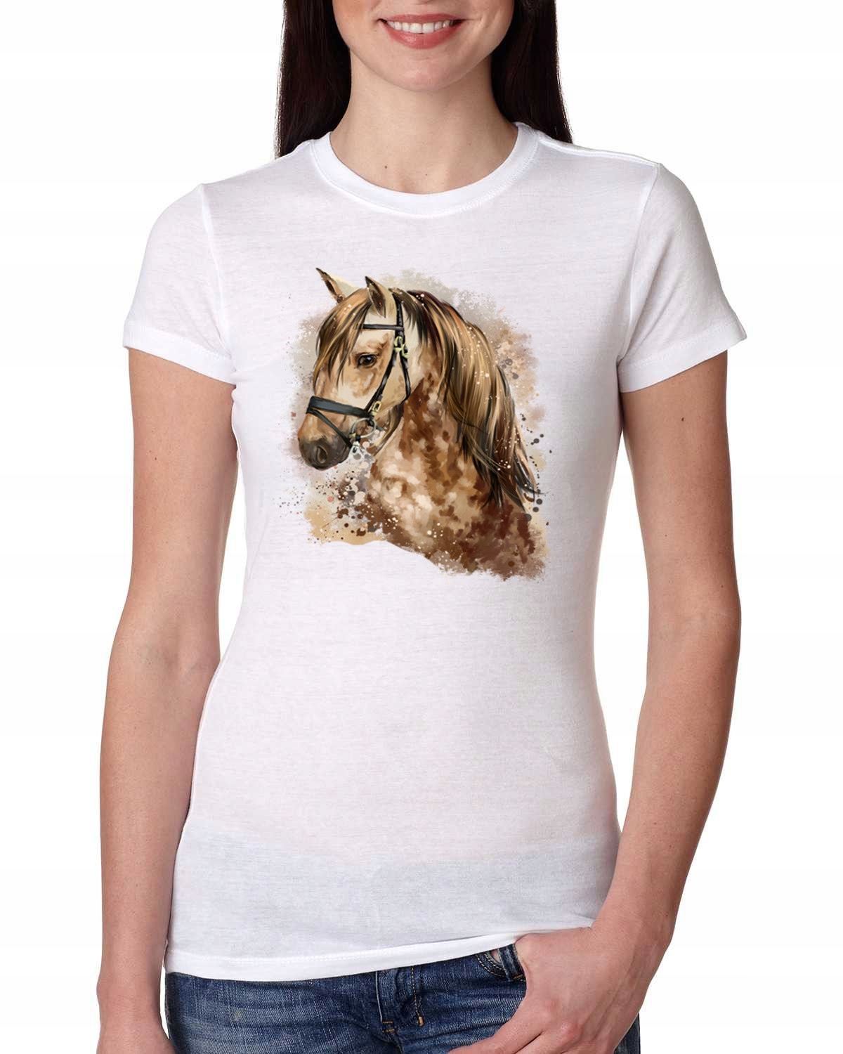 

T-Shirt Koszulka Koń Z Koniem Konie Prezent XL 441