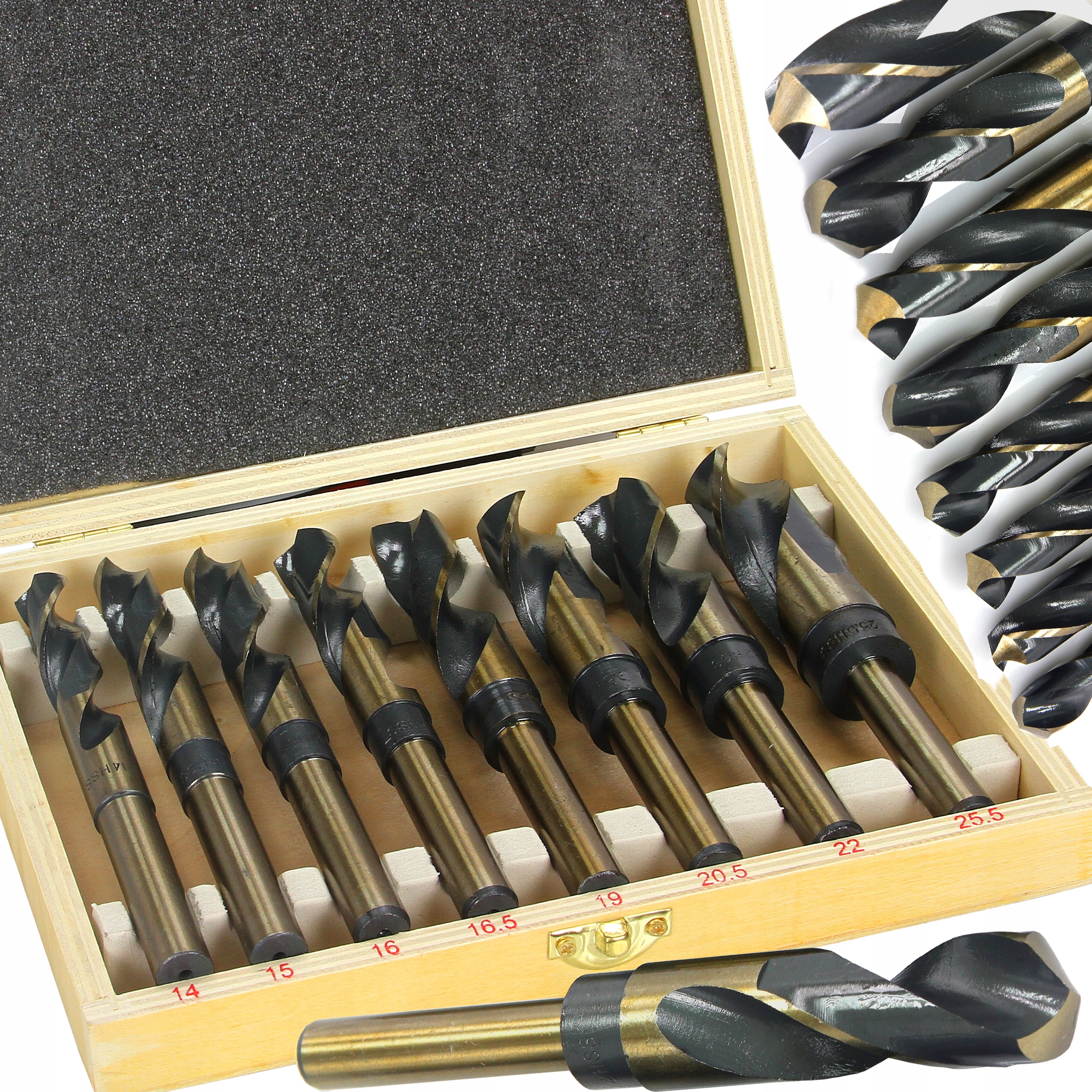 

Wiertło Wiertła Kobaltowe Do Metalu 14-25,5mm Hss