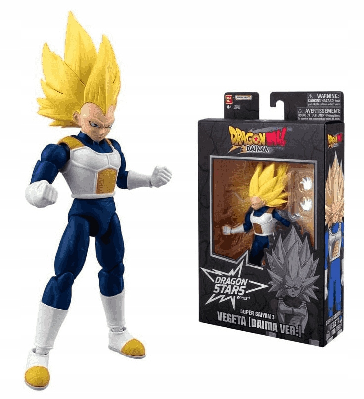 Bandai Red Dragon Ball SS3 Vegeta (Daima Ver.) Dragon Stars 17 cm