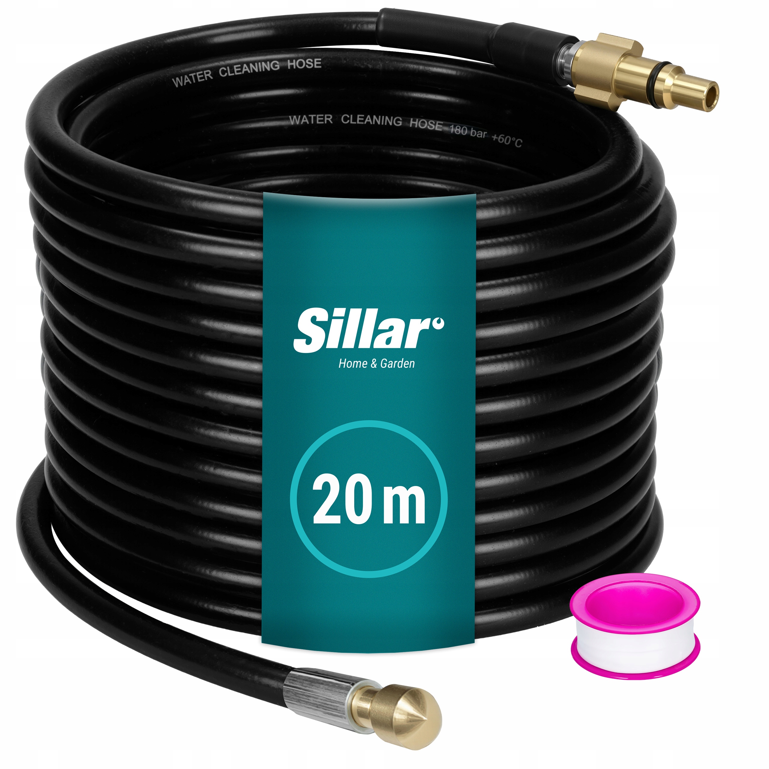 Hadice Sillar pro čištění kanalizace, kabel čističe pro Parkside Lavor 20 m