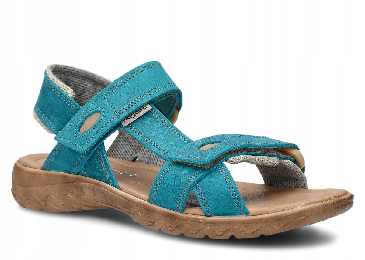 Nagaba 168 Turkus Crazy Dámský Sandál Velikost 38