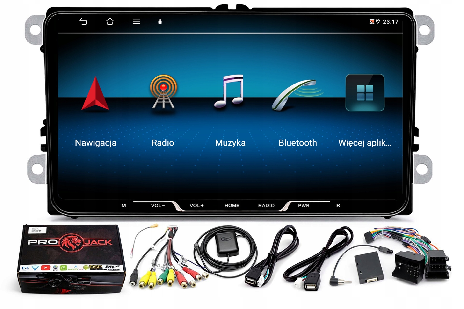 Rádio Navigácia Gps Android Vw Sharan 2010-2022 Wifi Carplay 4/64GB