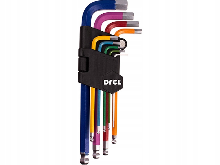 

9 Szt Klucze Sześciokątne Długie Z Kulką 1,5-10mm