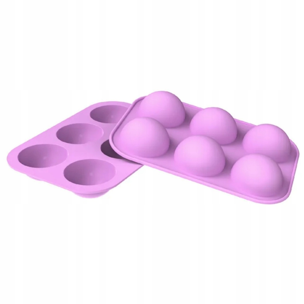 FOREMKA FORMA SILIKONOWA DO PIECZENIA PÓŁKULE 5 cm KULA 541