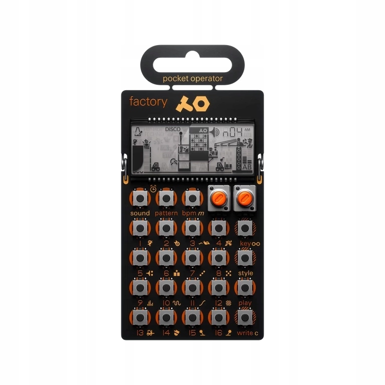 Teenage Engineering PO-16 factory – melodický syntezátor