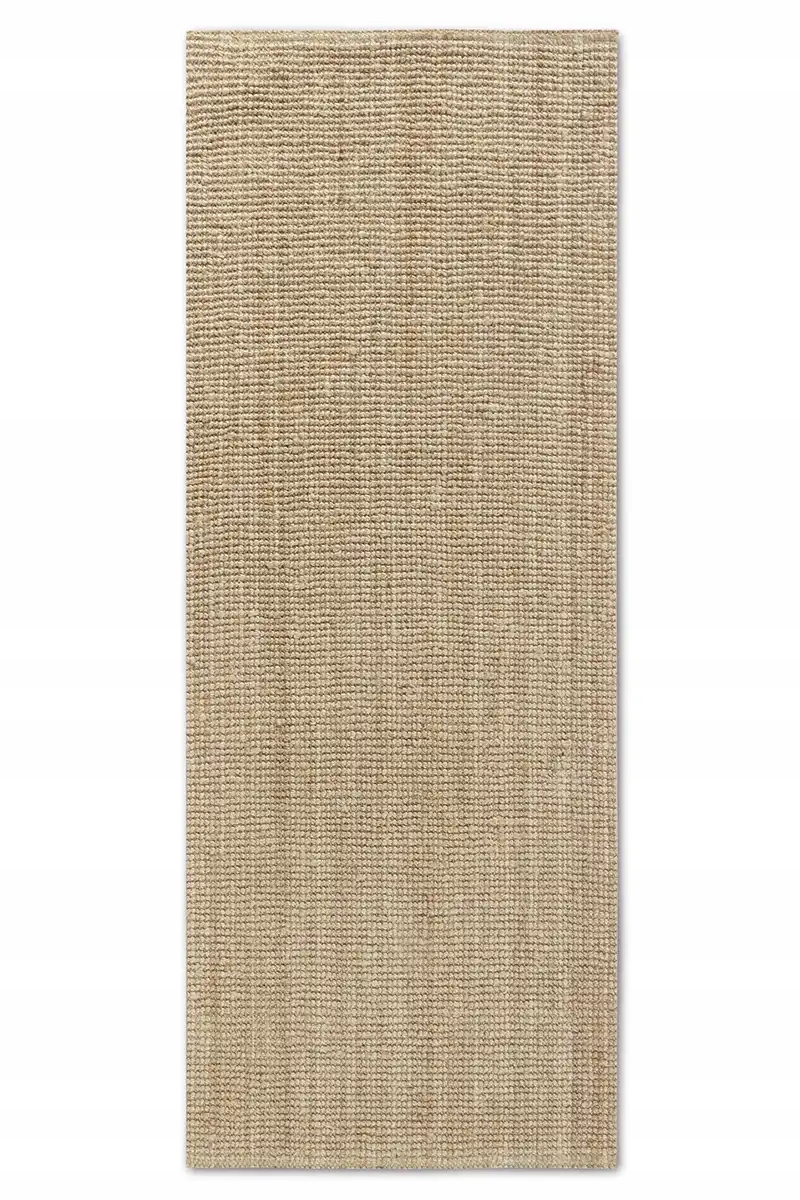 Koberec Běhoun jutový do obývacího pokoje 80x200 cm, přírodní béžový koberec běhoun z juty