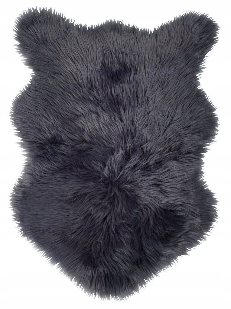 

Dywan Dywanik Owcza Szara Miękka Sztuczna Skóra