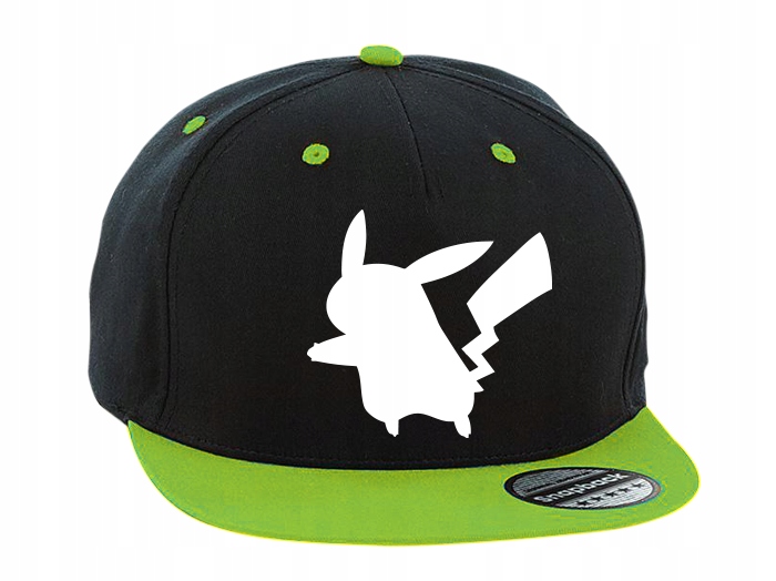 

Pokemon Pikachu Czapka Snapback Regulowana Wzory