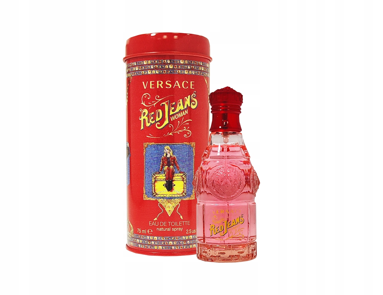 Versace Red Jeans Woman Toaletní voda 75 Ml