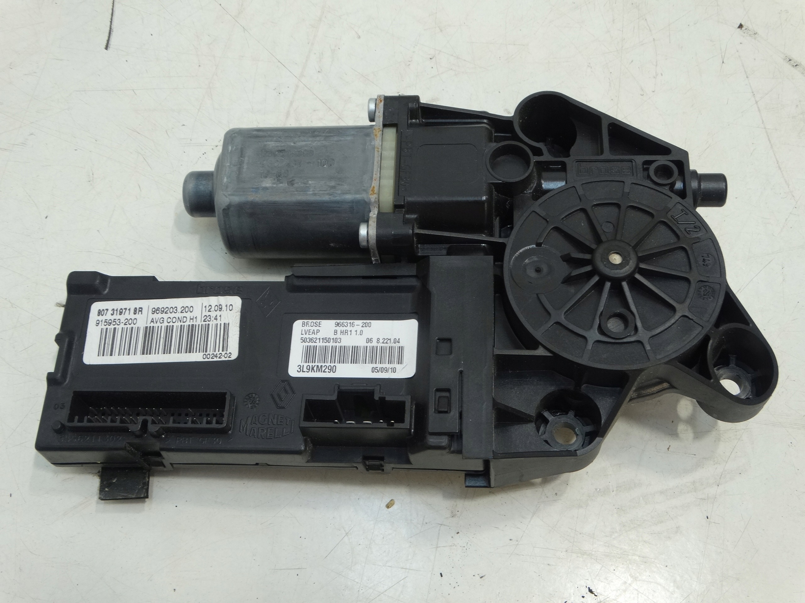 mini motor windows left front RENAULT SCENIC III 807319718R