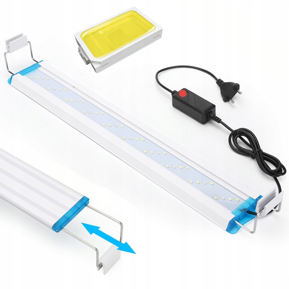 

Lampa Belka Led Do Akwarium Roślin 12W 40-50cm Smd