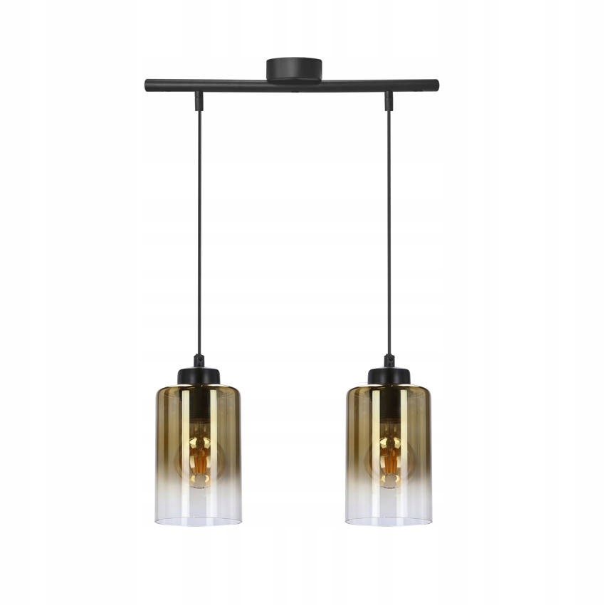 Závěsné svítidlo lišta 41cm jantarové stínidlo 2xE27 Aspra 32-16263 Candellux