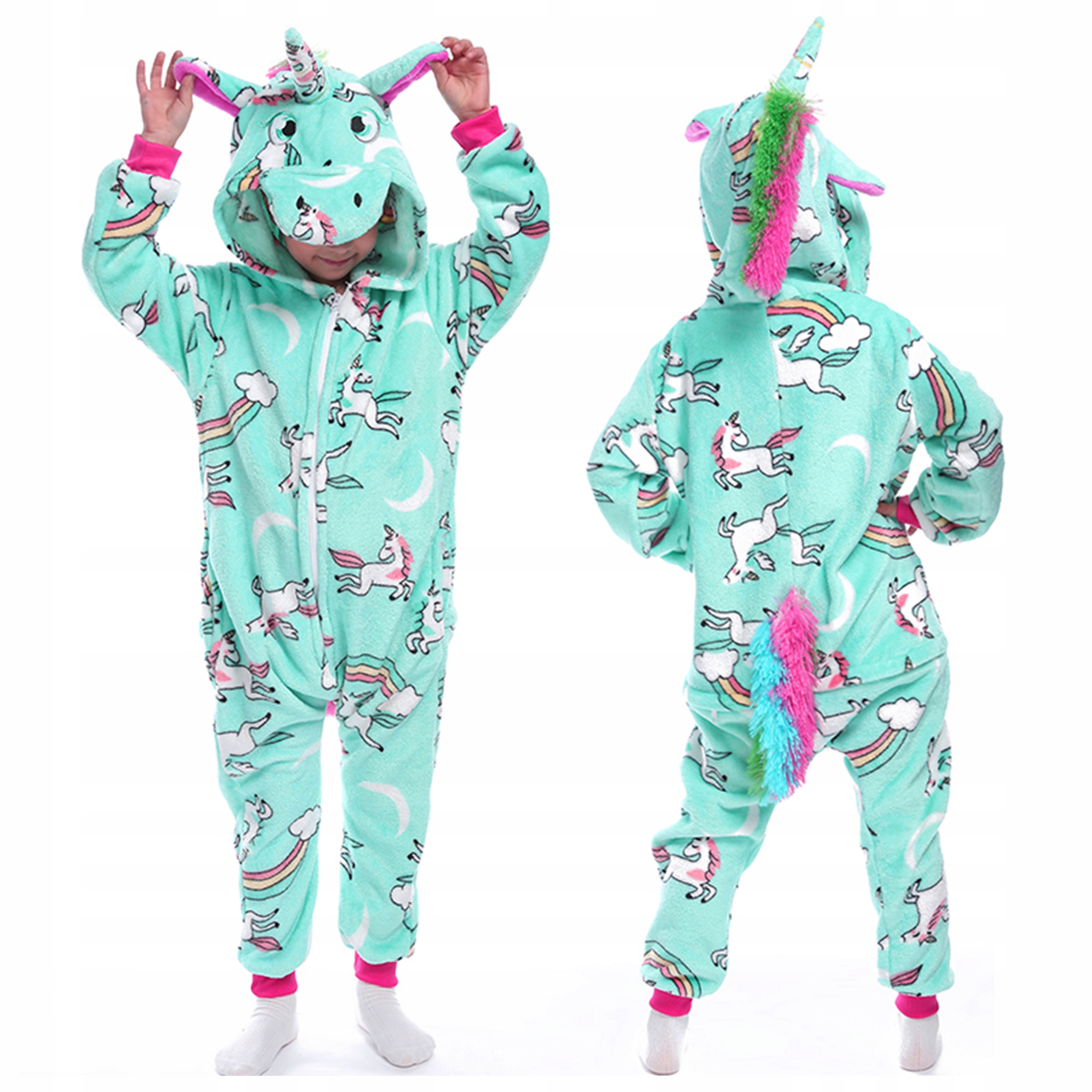 

Piżama dziecięca Jednorożec unicorn onesie 130 cm