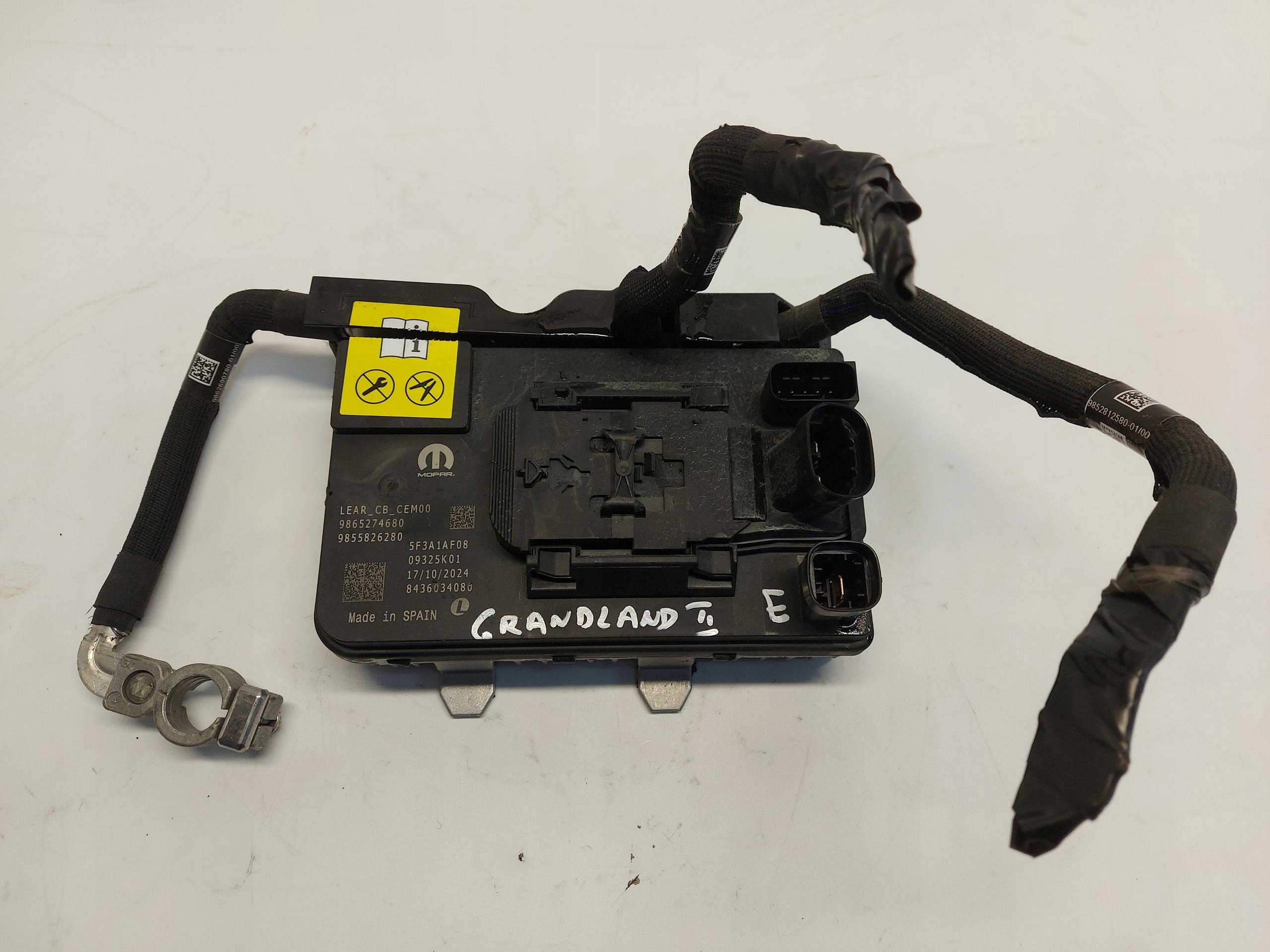 OPEL Grandland II 2024+ module control unit baterii 9865274680