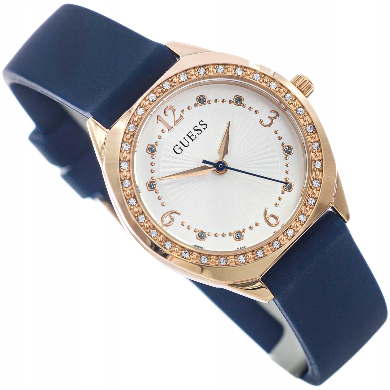 Dámské Hodinky Guess GW0820L2 Charlotte Tmavě Modré Glamour S Zirkony