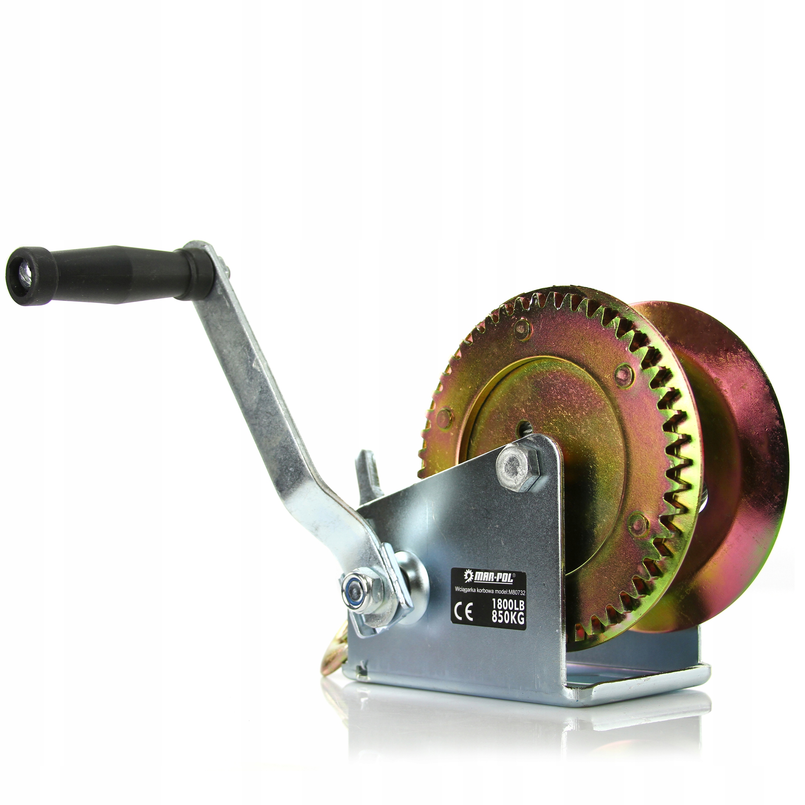 WYCIĄGARKA WCIĄGARKA LINOWA KORBOWA RĘCZNA 850 kg Kod producenta M80732